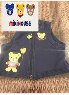 【最終値下げ】ミキハウス 可愛いベスト 90 最終値下げ
