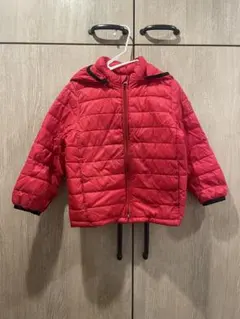 GAP 赤いキルティングフード付きコート