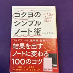 たった1分ですっきりまとまる コクヨのシンプルノート術