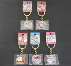 【ご当地限定　ちいかわダイカットキーホルダー】ハチワレ5種類セット　※セット売り