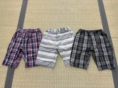 無印良品 ハーフパンツ　110㎝　3枚セット