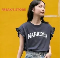 ★フリークスストア★freak'sstore★フリルロゴノースリーブTシャツ★のサムネイル