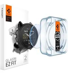 Spigen EZ Fit Forerunner 955 Solar 2枚入