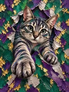 猫 デジタルアート 写真