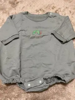 【はらぺこあおむし】ERIC CARLE グリーンロンパース 70サイズ