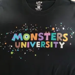 UNIQLO モンスターズ・ユニバーシティ Tシャツ L 黒　ユニクロ