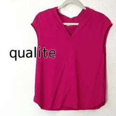 qualite カリテ カットソー トップス　マゼンタのサムネイル