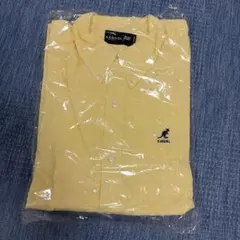 新品！KANGOL ボタンダウンシャツ イエロー メンズLのサムネイル