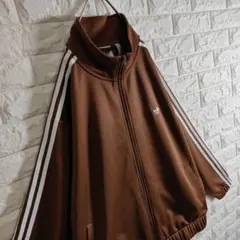 adidas スケートボーディング トラックジャケット ジャージ ブラウン XL