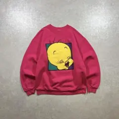 90s USA製 ルーニーテューンズ トゥイーティー キャラクタースウェット