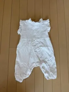 ホワイトフリルロンパース（90サイズ）