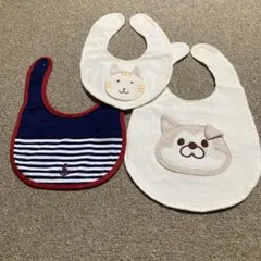 KISSETTE スタイ・よだれかけ 3点セット