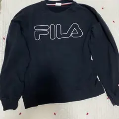 FILA スウェット トレーナー ブラック