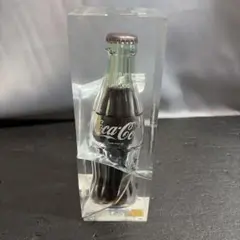 激レア 70年代 Perrier ペリエ アクリルペーパーウエイト アンティーク