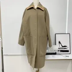 ヴィトン ウール アウター リムーバブルカラーダブルフェイスコート モノグラムのサムネイル