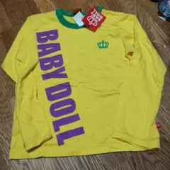 BABY DOLL 長袖Tシャツ 120cm イエロー