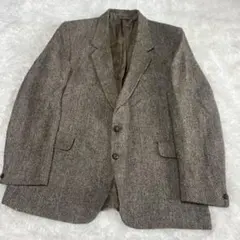希少美品・英国Dunn & Co.製ヴィンテージジャケット・ハリスツィード 貴重 英国製 60s Harris Tweed Dunn&Co ツイード ウール Wネーム