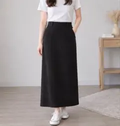 タグ付き 新品GU ジーユー コーデュロイ ロングスカート Sサイズ ブラック