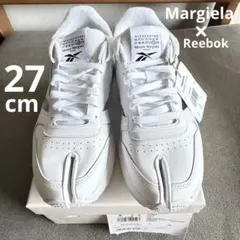 【新品】Margielaマルジェラ×リーボック白クラシックレザー27cm正規品のサムネイル