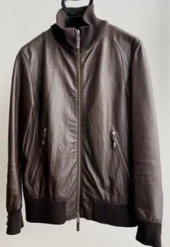 【UNITED ARROWS】 ブラウンレザージャケット(シングルライダース)