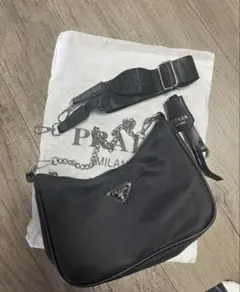 PRADA 2wayノベルティ ショルダーバッグ ブラック