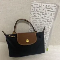 Longchamp Le Pliage ポーチ　ブラック　美品のサムネイル