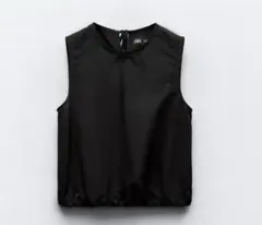 ZARA バルーンギャバジントップス