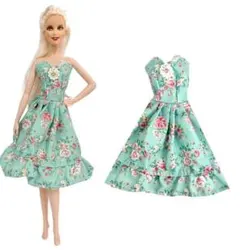 花柄が可愛いワンピース♡リカちゃん・バービーちゃん・お人形さん用