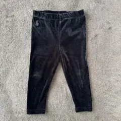 ポロ ラルフローレン ベロアパンツ 12M（約80cm）ブラック ベビー 秋冬