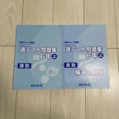 2026年最新】週テスト問題集 6年 算数の人気アイテム - メルカリ