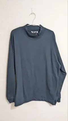 UNIQLO U モックネックプルオーバー XL ネイビーのサムネイル