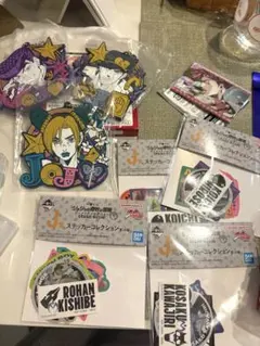 ジョジョワールド1番くじ ラバーチャーム ステッカー ピンズ　まとめ売り