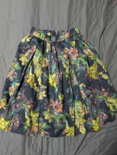 URBAN RESEARCH DOORS 花柄フレアスカート フリーサイズ