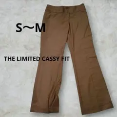 THE LIMITED CASSY FIT ブラウン フレアパンツ(S〜M)