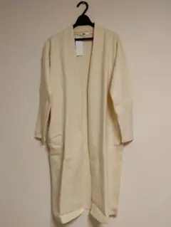 ★未使用★UNIQLO スフレヤーンニットコートスムース　 M