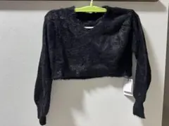 GRL 黒 長袖ニットセーター Fサイズ