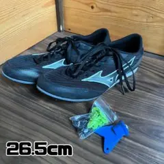 美品 Mizuno X FIRST 2 スパイクシューズ ブラック　26.5cm