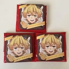 鬼滅の刃　我妻善逸　バレンタイン　ギフト缶バッジ　3点