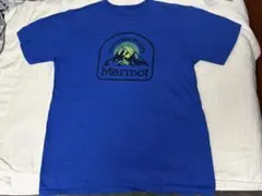 【匿名配送】Marmot ブルーTシャツ Mサイズのサムネイル