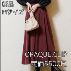 3426⭐︎OPAQUE.CLIP⭐︎サテン イージーフレアスカート