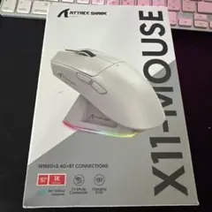 ATTACK SHARK X11-MOUSE ホワイト