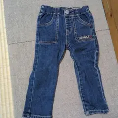 ミキハウス　90 デニムパンツ　 DOUBLE.B