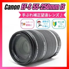 初期不良保証⭐Canon EF-S 55-250mm⭐ 高性能手ブレ補正レンズ⭐ Canon 望遠レンズ✨手ブレ補正✨初期不良保証✨高性能✨美品 - メルカリ