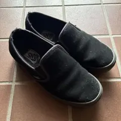 VANS ブラック スリッポン ボア付き