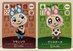 どうぶつの森 amiibo【 フランソワ & クリスチーヌ 2枚セット 】あつ森