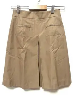 23区 フレアスカート ベージュ 裏地付 シンプルデザイン