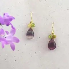 天然石フローライト（大粒）♦フォロー様100円引き