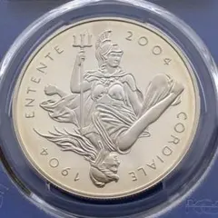 5£ピエフォー銀貨(ブリタニア&マリアンヌ)NGC PF67英仏協商100周年 5£ピエフォー銀貨(ブリタニア&マリアンヌ)NGC PF67英仏協商100周年