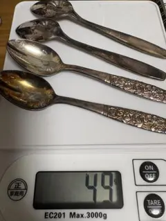 銀製 カトラリー 約100g フォーク5本 スプーン4本 刻印あり - メルカリ