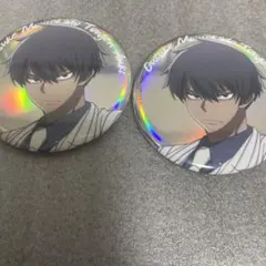 ゆう様専用　桃源暗鬼　ベースヤードトーキョー　桃角桜介　オーロラ缶バッジ